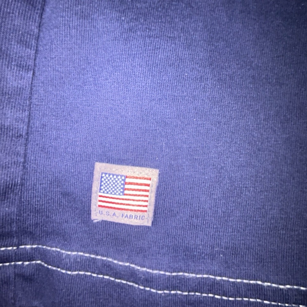 Ariat FR Shirt Mens Large Work Flame Resistant Workwear Utility Blue Long Sleeve - Picture 6 of 10